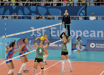 Bakı 2015: Voleybol yarışlarında bürünc medal qarşılaşması. Azərbaycan, 27 iyun 2015